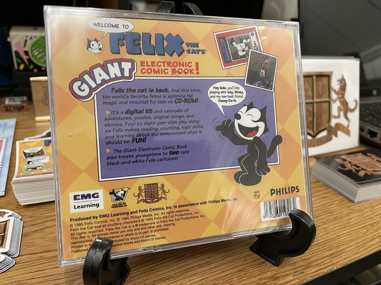 Felix The Cat’s Giant Electronic Comic Book Philips CD-I CDI NEW 2022 RELEASE!
