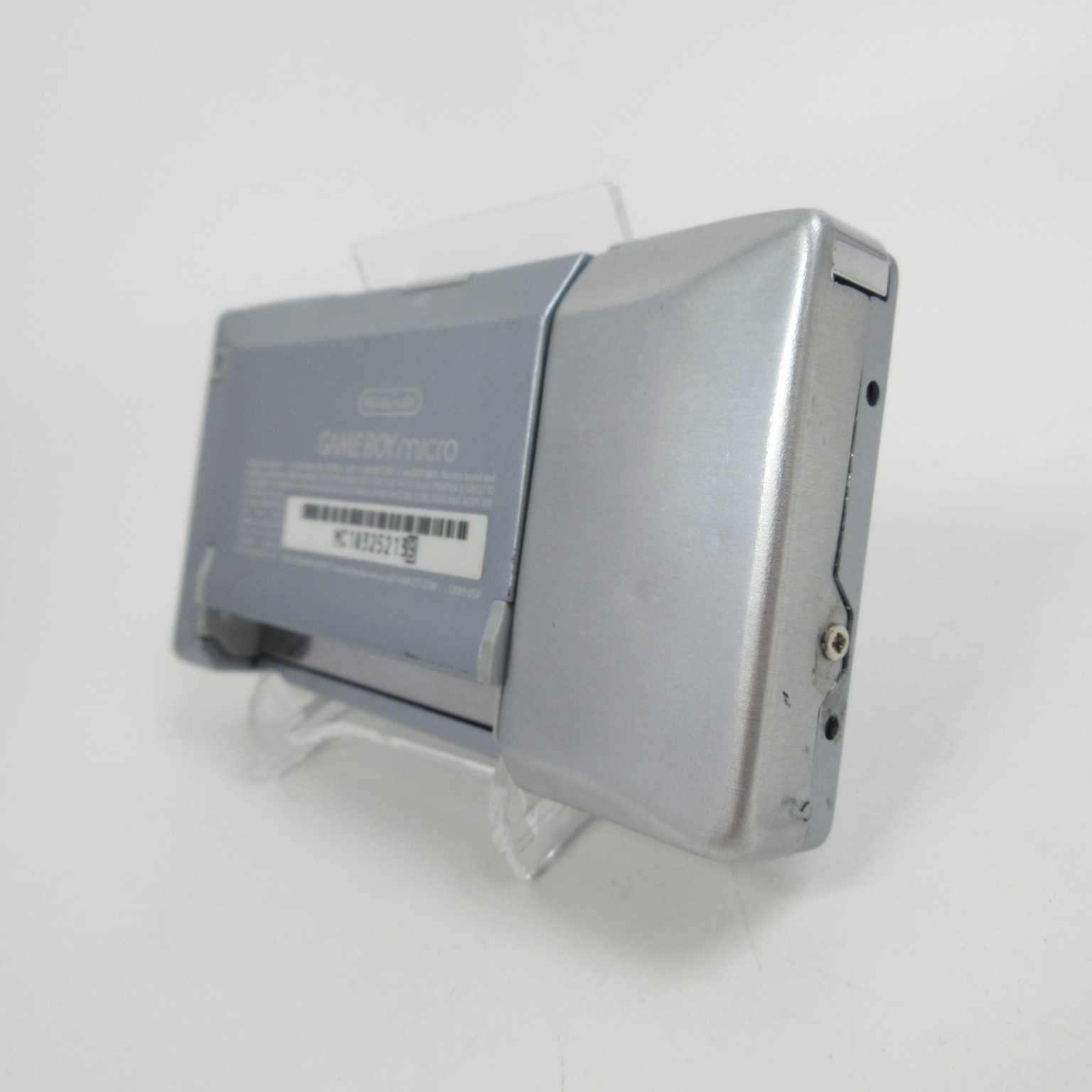 【Very Good】Nintendo GameBoy Micro Silver Console #RET08/0616/03