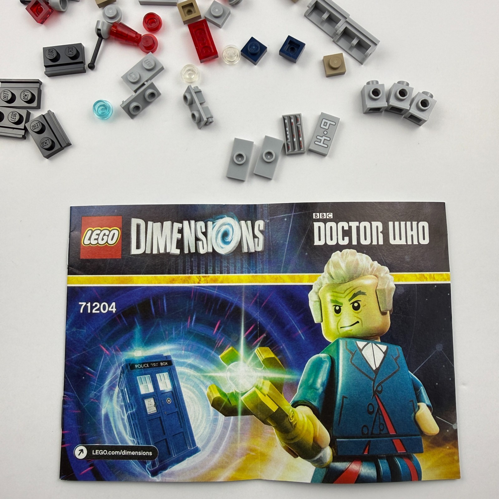 LEGO Dimensions 71204 Doctor Who – 100% Complete w/ Minifig, Tardis & K-9 NO BOX