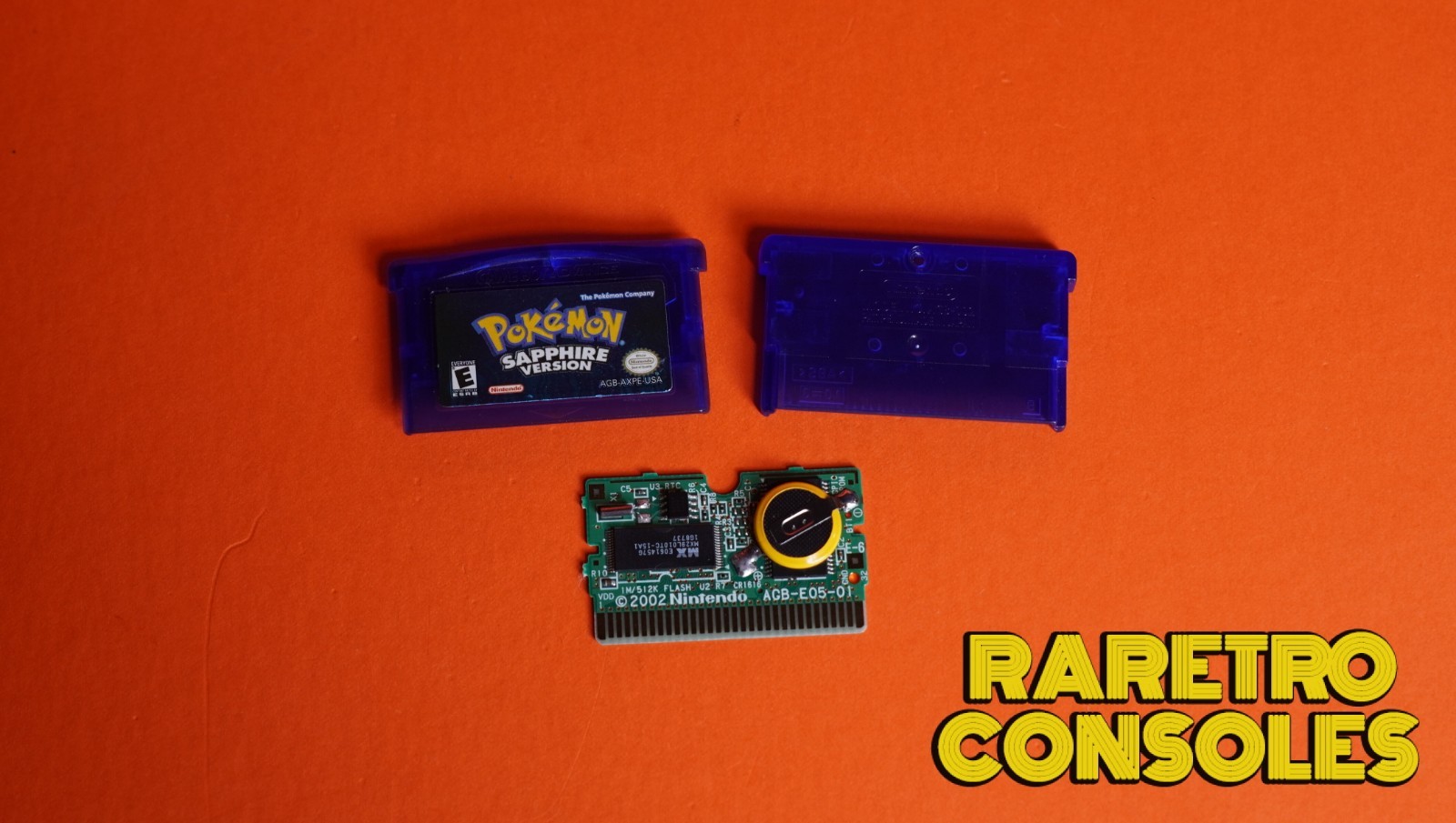 US Pokemon: Sapphire (Nintendo Game Boy Advance, 2003) GBA Authentic & Verified