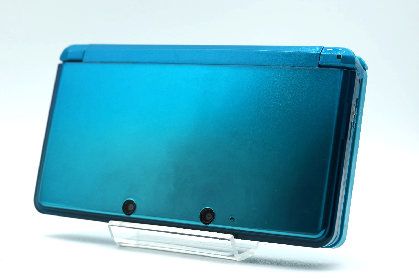 [REGION FREE] Nintendo 3DS Aqua Blue Console [RANK A] US DUTY PAID #003
