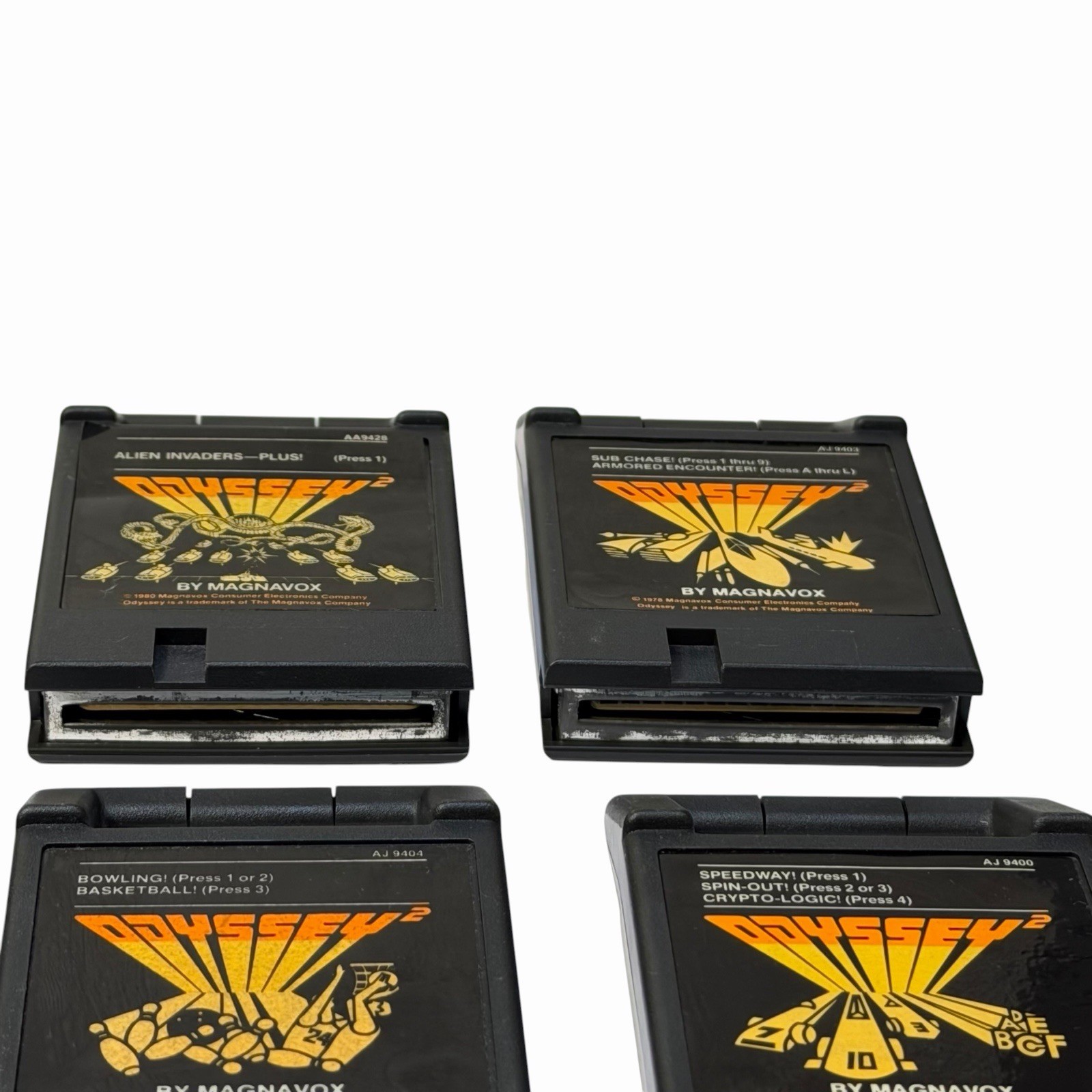 Lot of 10 Magnavox Odyssey 2 Game Cartridge Bundle UNTESTED AS IS 70’s 80’s