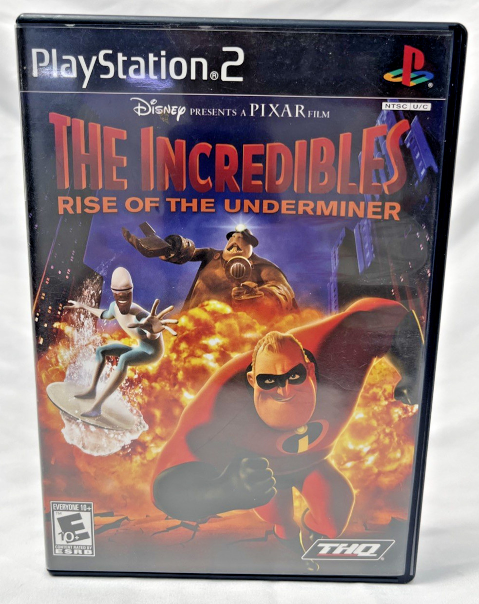 Incredibles: Rise of the Underminer (Sony PlayStation 2, 2005) Excellent