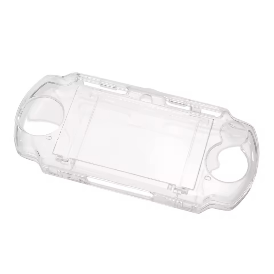 Clear Snap-On Crystal Hard Case Cover For Sony PSP Slim 2000 3000 Dustproof