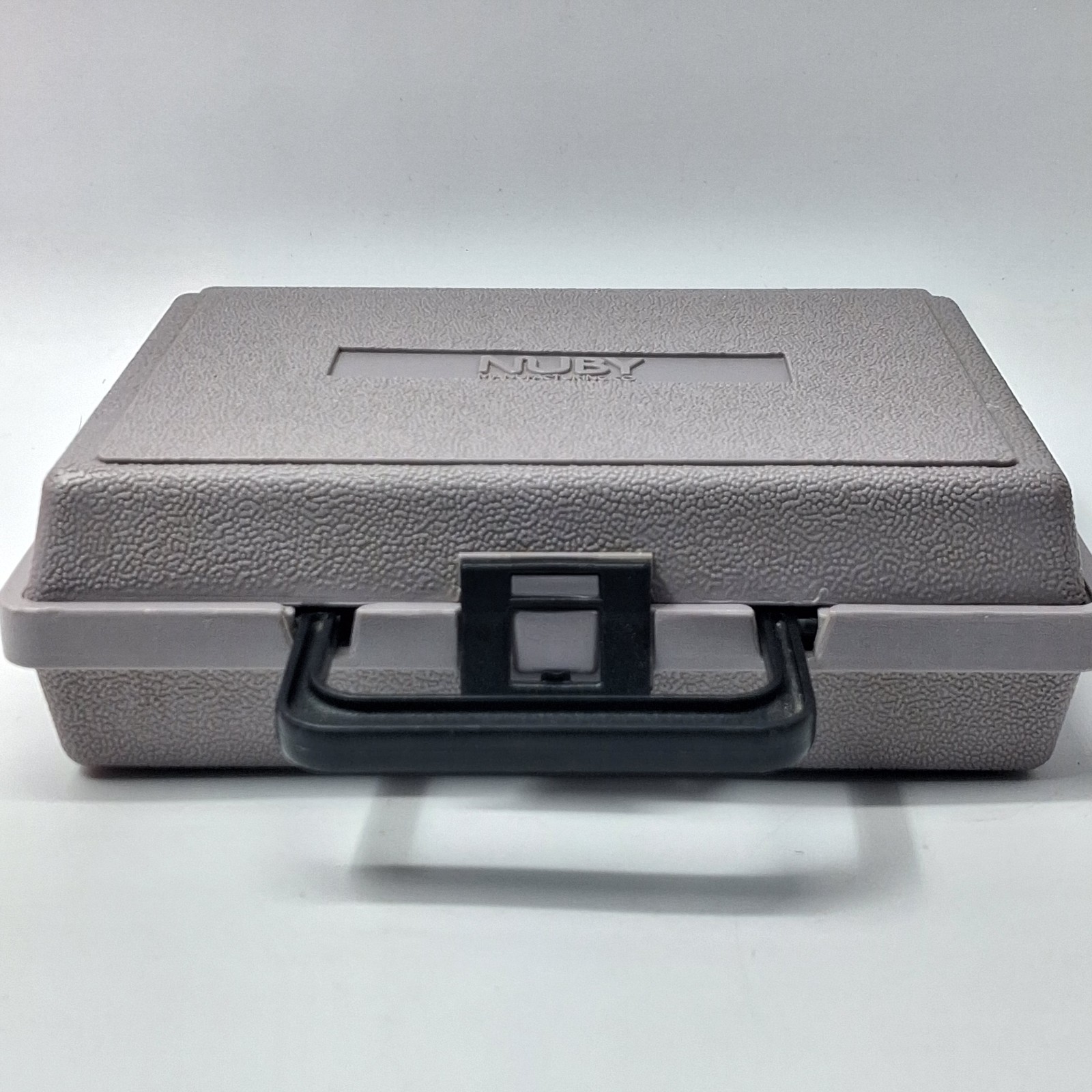 Nintendo Game Boy Hard Shell Carry Case Travel Case Nuby Gray With Handle
