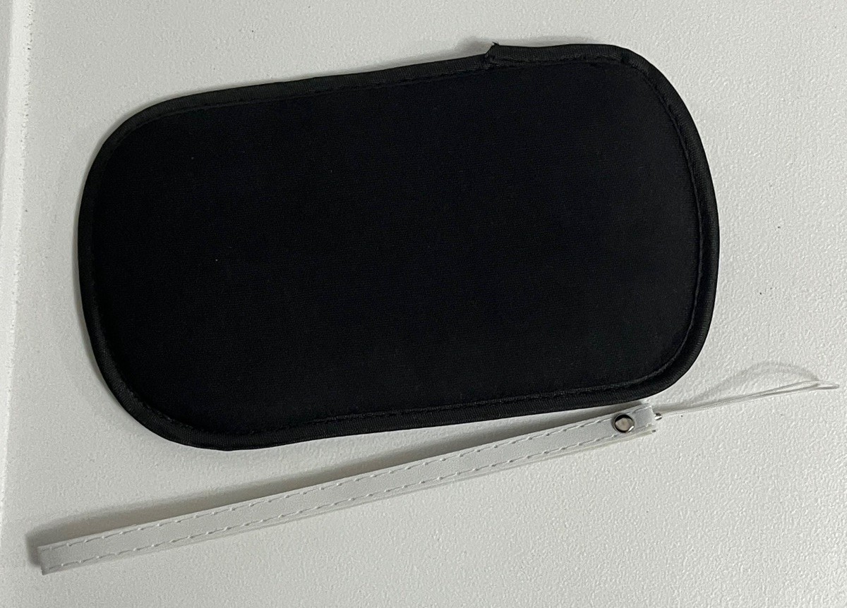Soft Padded Pouch Protective Sleeve Case for PSP 1000/2000/3000 Free Wrist Strap