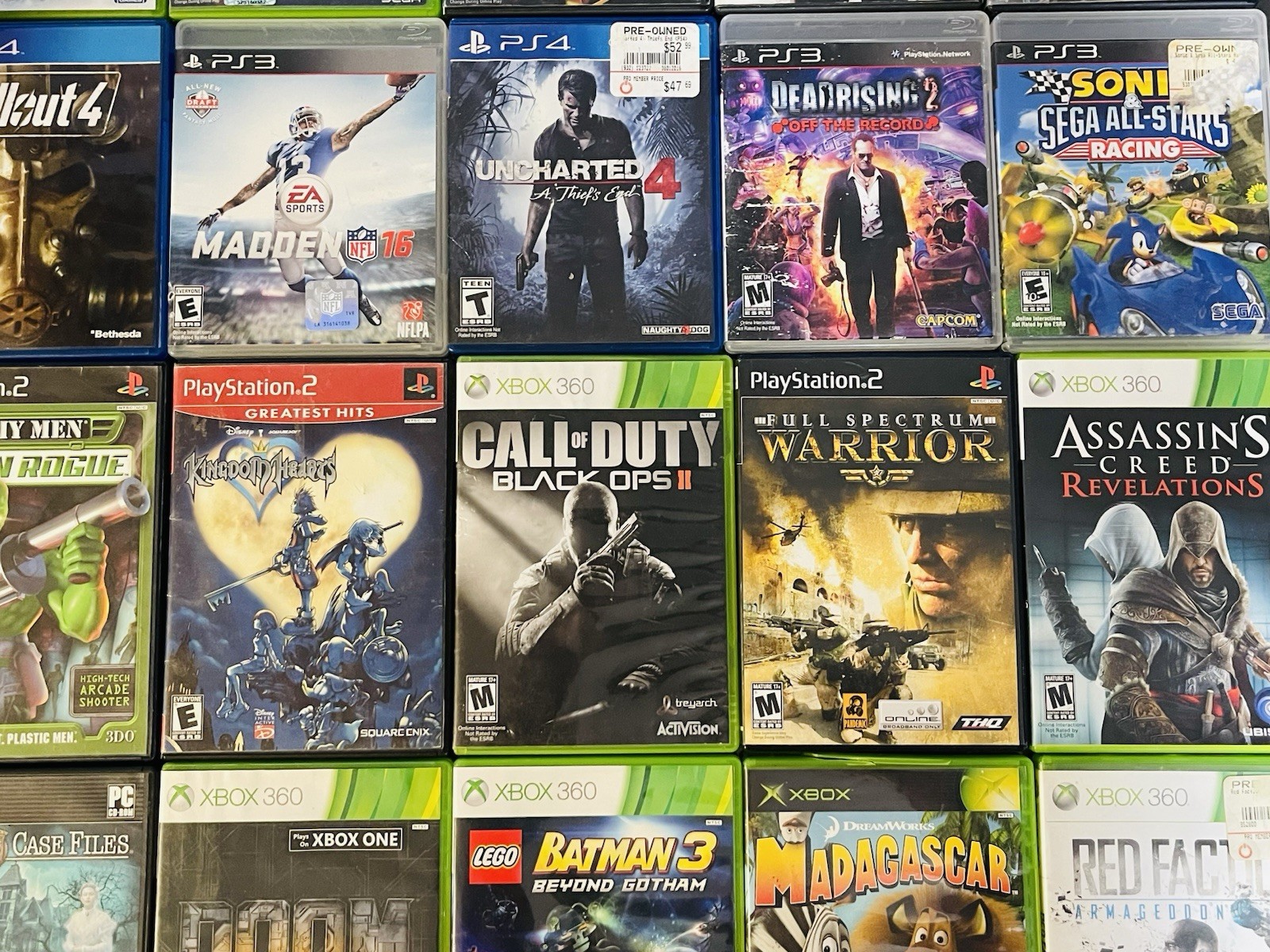 30 RANDOM Video Game Lot : XBOX 360,XBOX ONE, PS1,PS2,PS3,PS4,Wii, ETC *UNTESTED