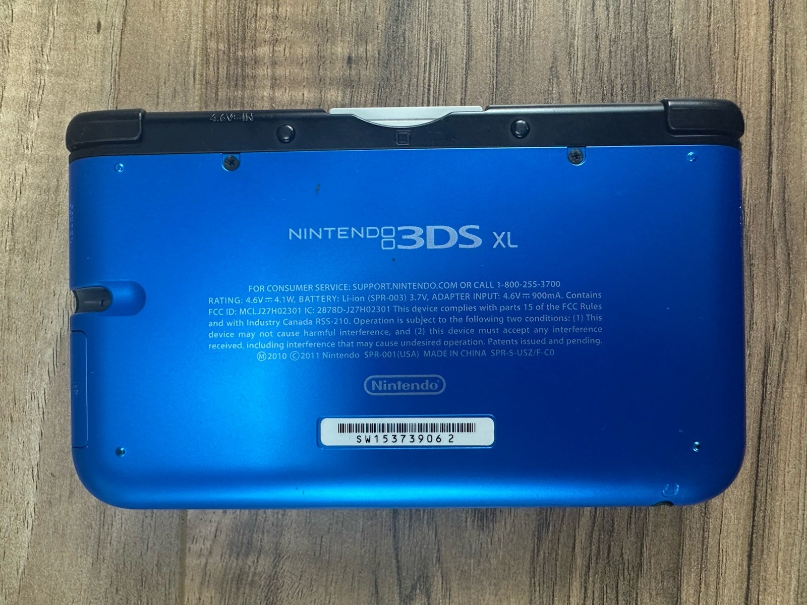 Nintendo 3DS XL Handheld System – Tested – Blue/Black With Charger SD & 3 Games