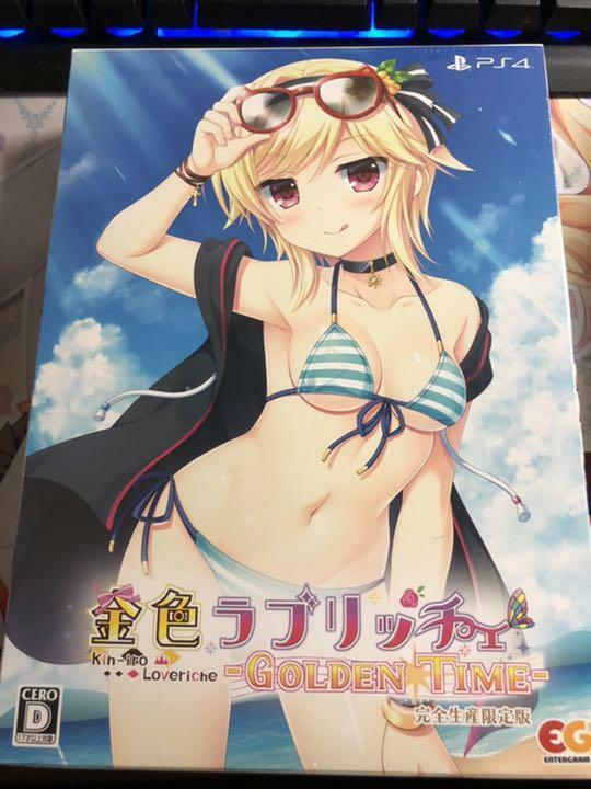 PS4 Kin-iro Golden Loveriche Golden Time Limited Edition Sony Entergram Japan