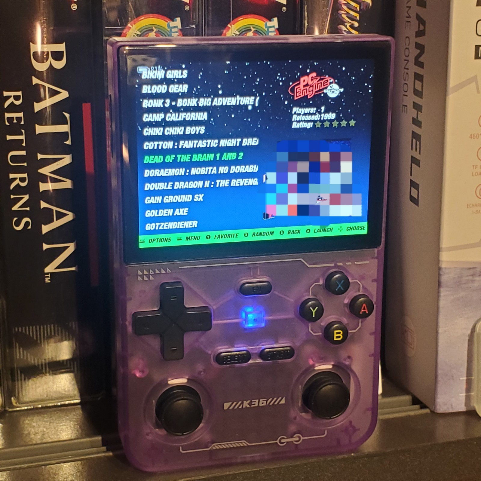 KINHANK K36 Retro Handheld Video Games Console. NEW 2026. UPGRADED. ARK OS 128G
