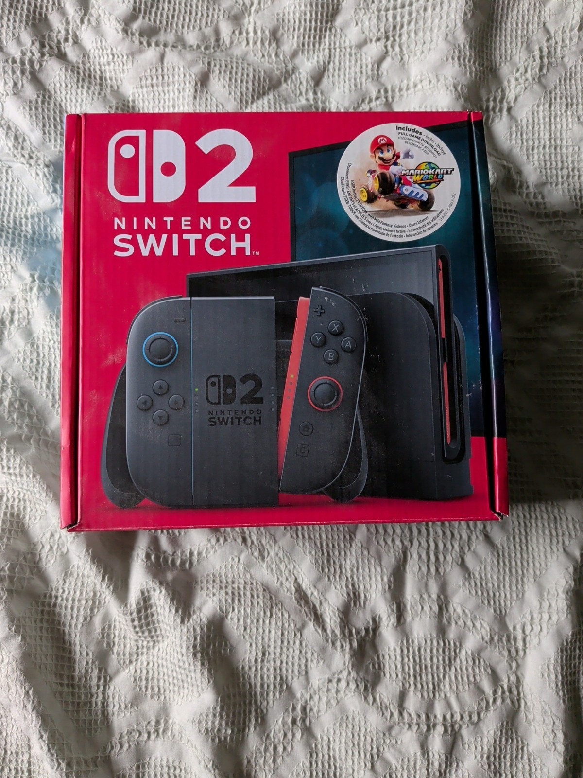 Nintendo Switch 2 Mario Kart World Bundle Collectors Box, BOX ONLY NO CONSOLE