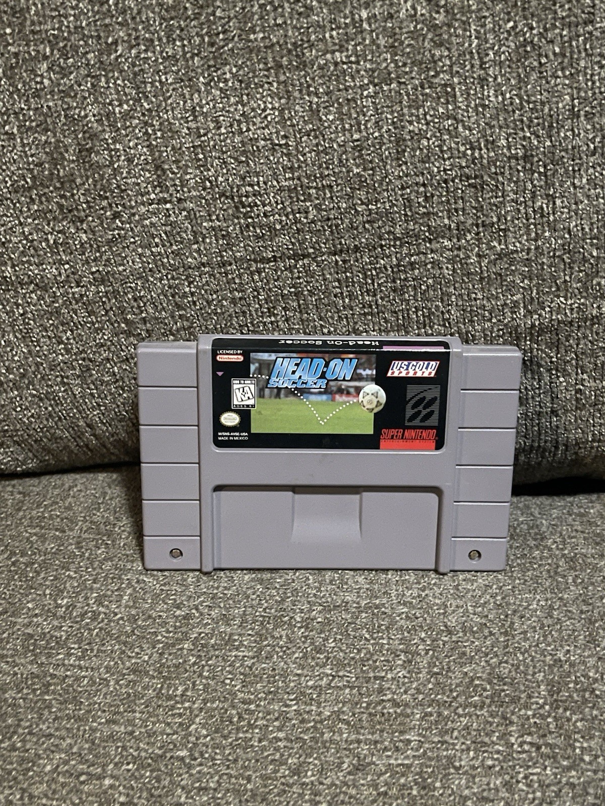 Head-ON Soccer (SNES) Super Nintendo US Gold 1995