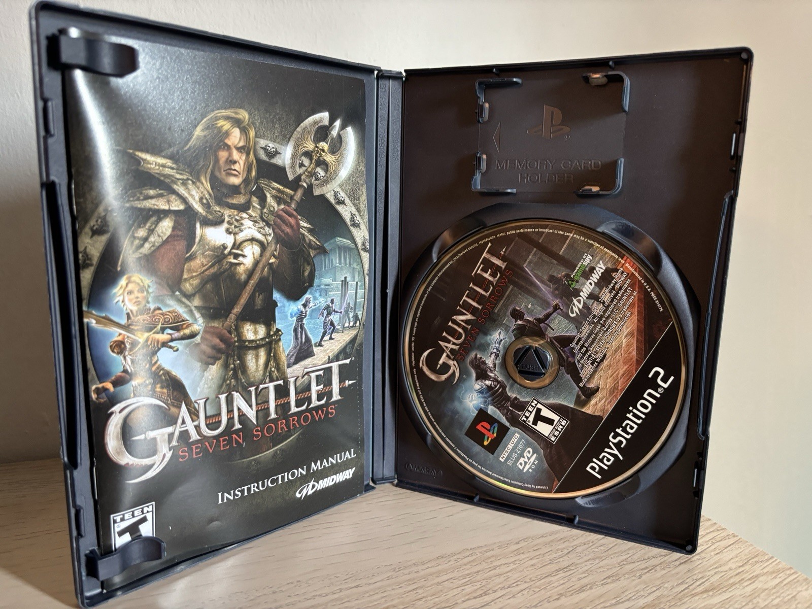 Gauntlet Seven Sorrows PS2 2005 Complete CIB Complete Tested Working