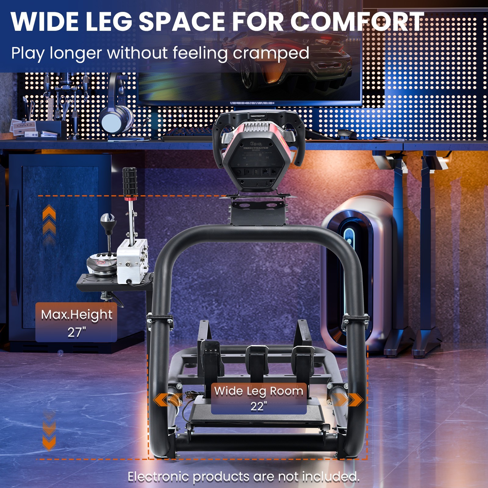 Minneer G29 Racing Steer Wheel Stand Fit Logitech G923 G920 Fanatec Thrustmaster