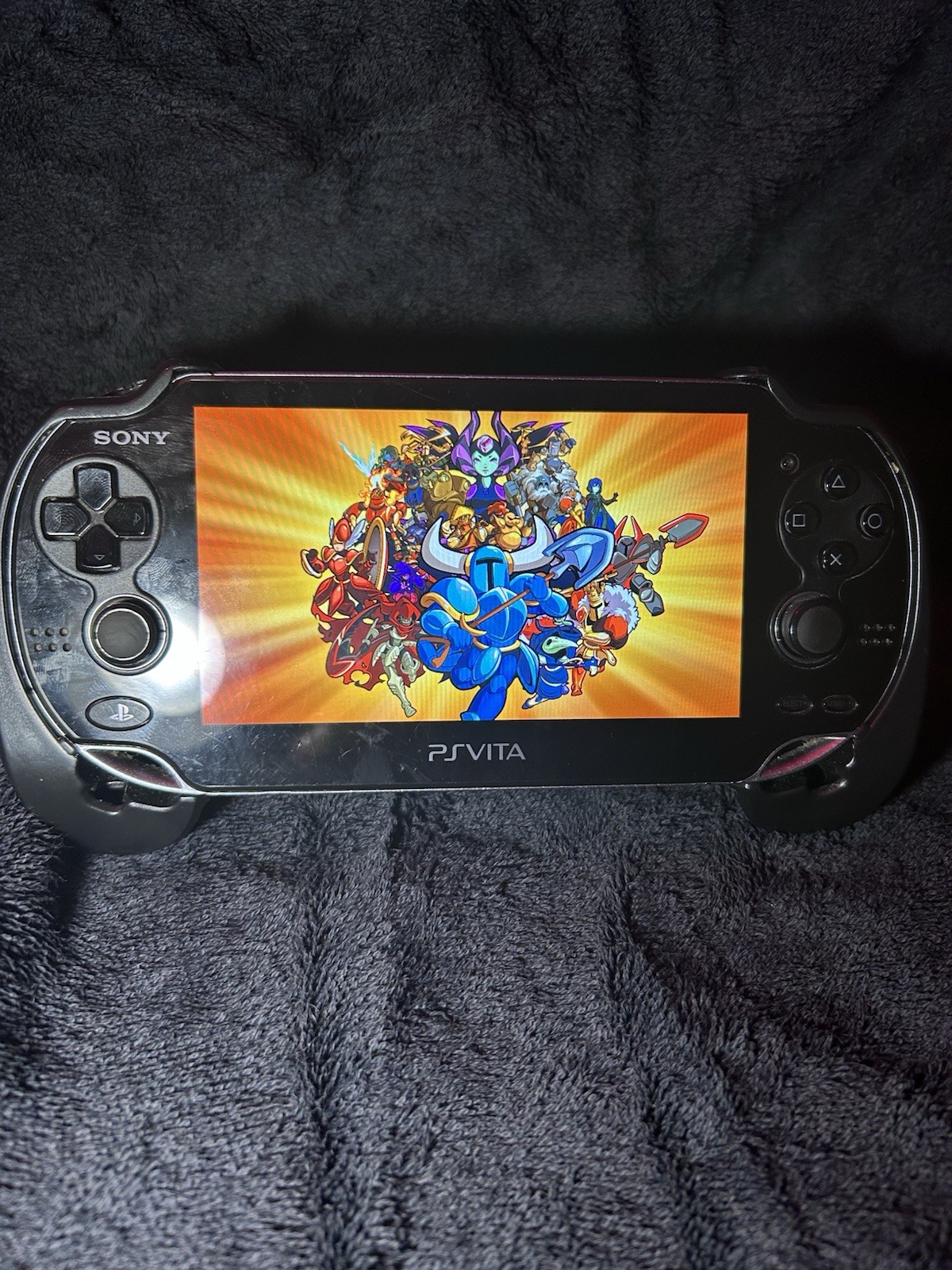 Sony PS Vita PCH-1000 Black 4GB Wi-Fi Handheld w/ Memory Card & Adapter