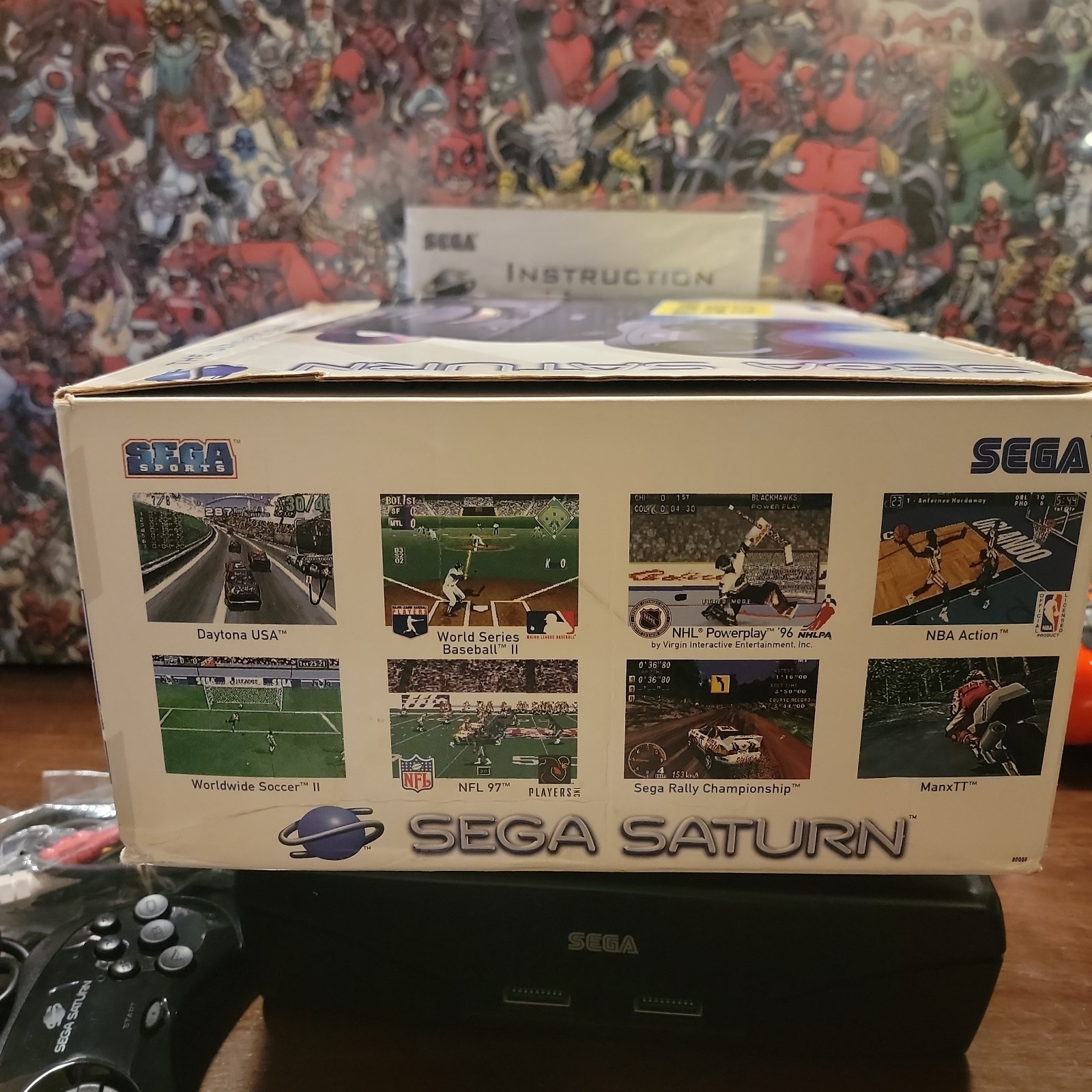 SEGA Saturn Console w/Box – Complete CIB – Tested – Authentic