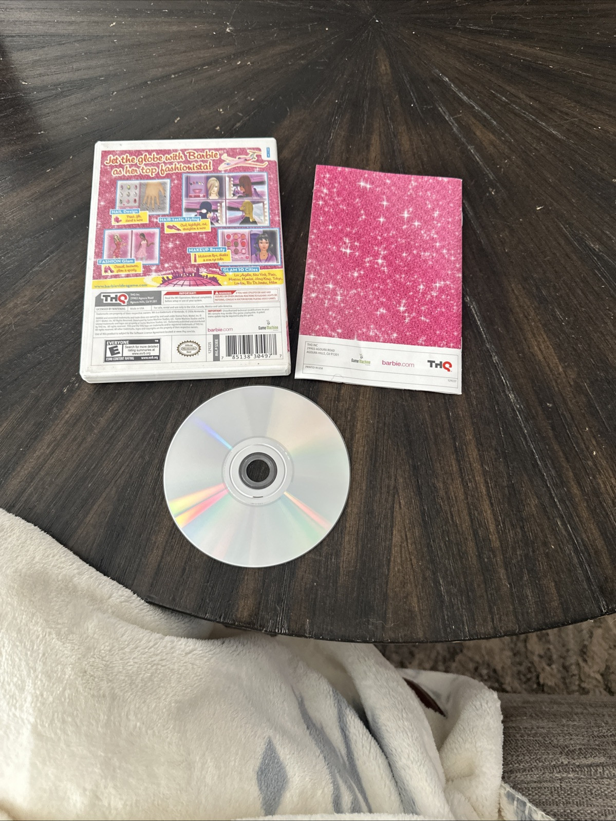 Nintendo Wii Game Barbie Jet,Set & Style CIB Complete In Box