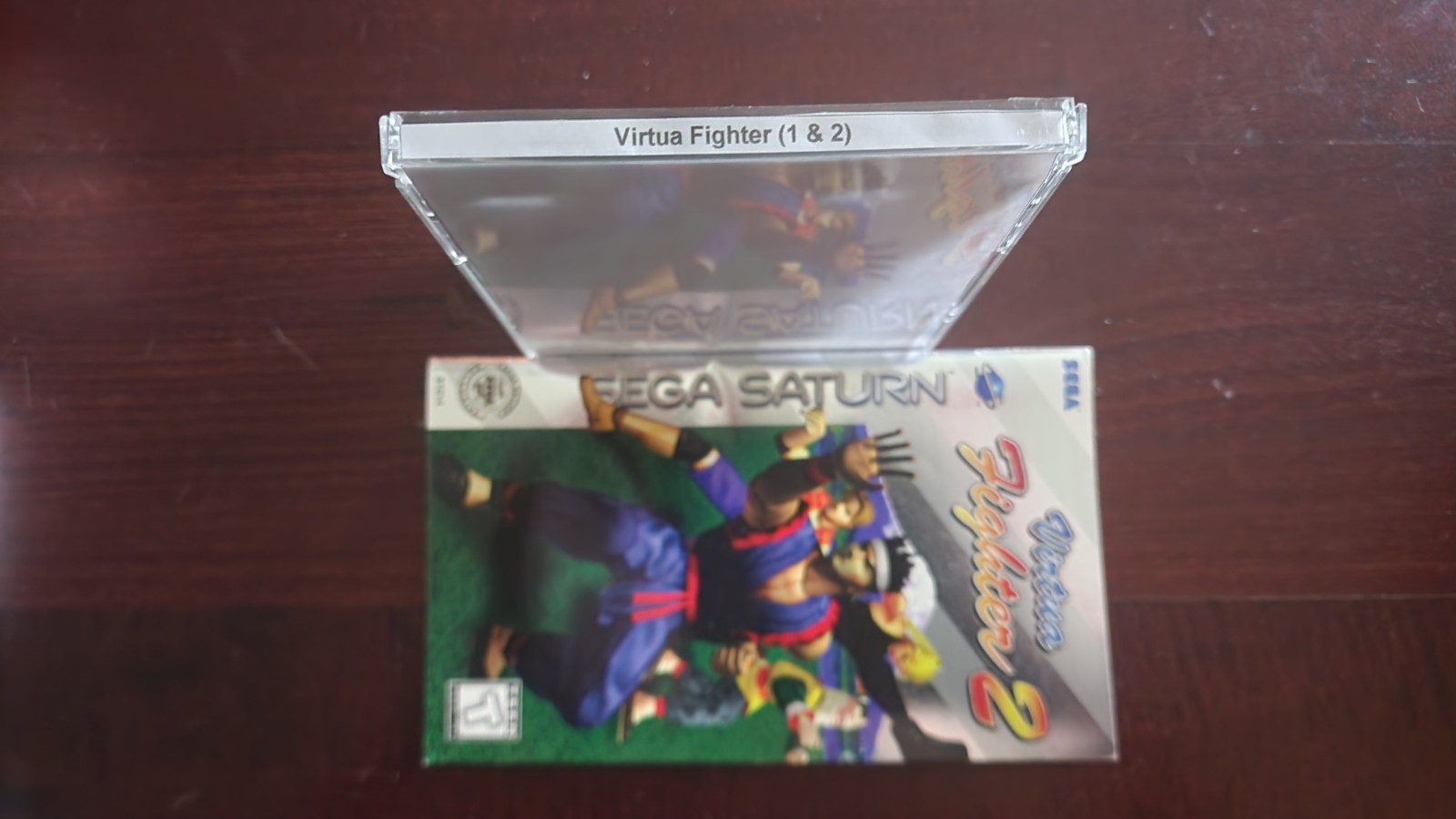 Virtua Fighter 1 AND Virtua Fighter 2 for Sega Saturn – BOTH Manuals Included!
