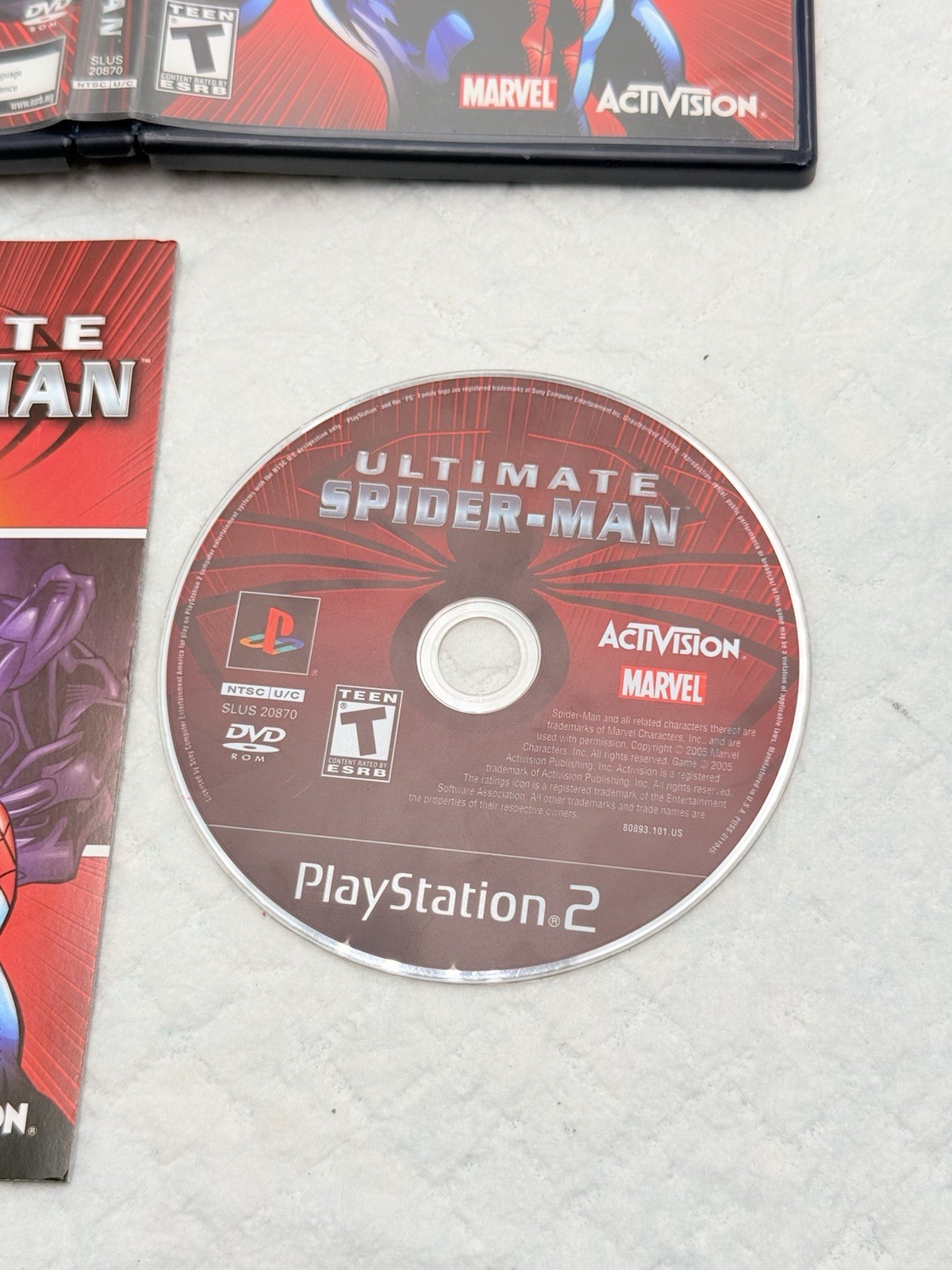 Ultimate Spider-Man (PlayStation 2, PS2)Complete CIB😱🔥