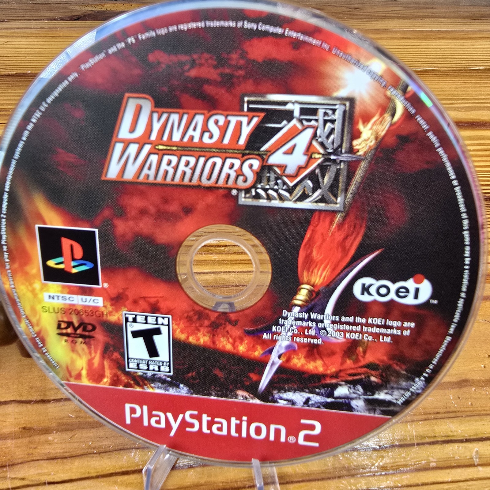 Dynasty Warriors 4 Greatest Hits PS2 playstation 2 No Manual Tested MINTY!!