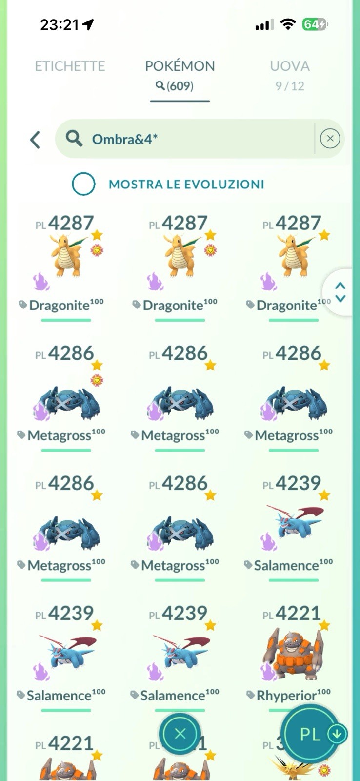 Pokemon Go Accont VIP 🔥1.5 billion stardust🔥✨4 MEWTWO100 SHADOW✨