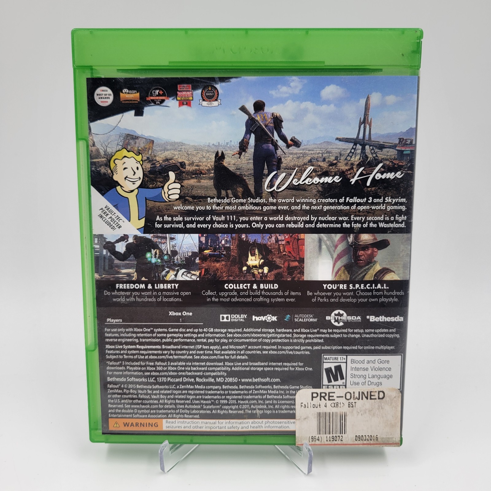 Fallout 4 – Microsoft Xbox One – Excellent Disc! No Scratches!