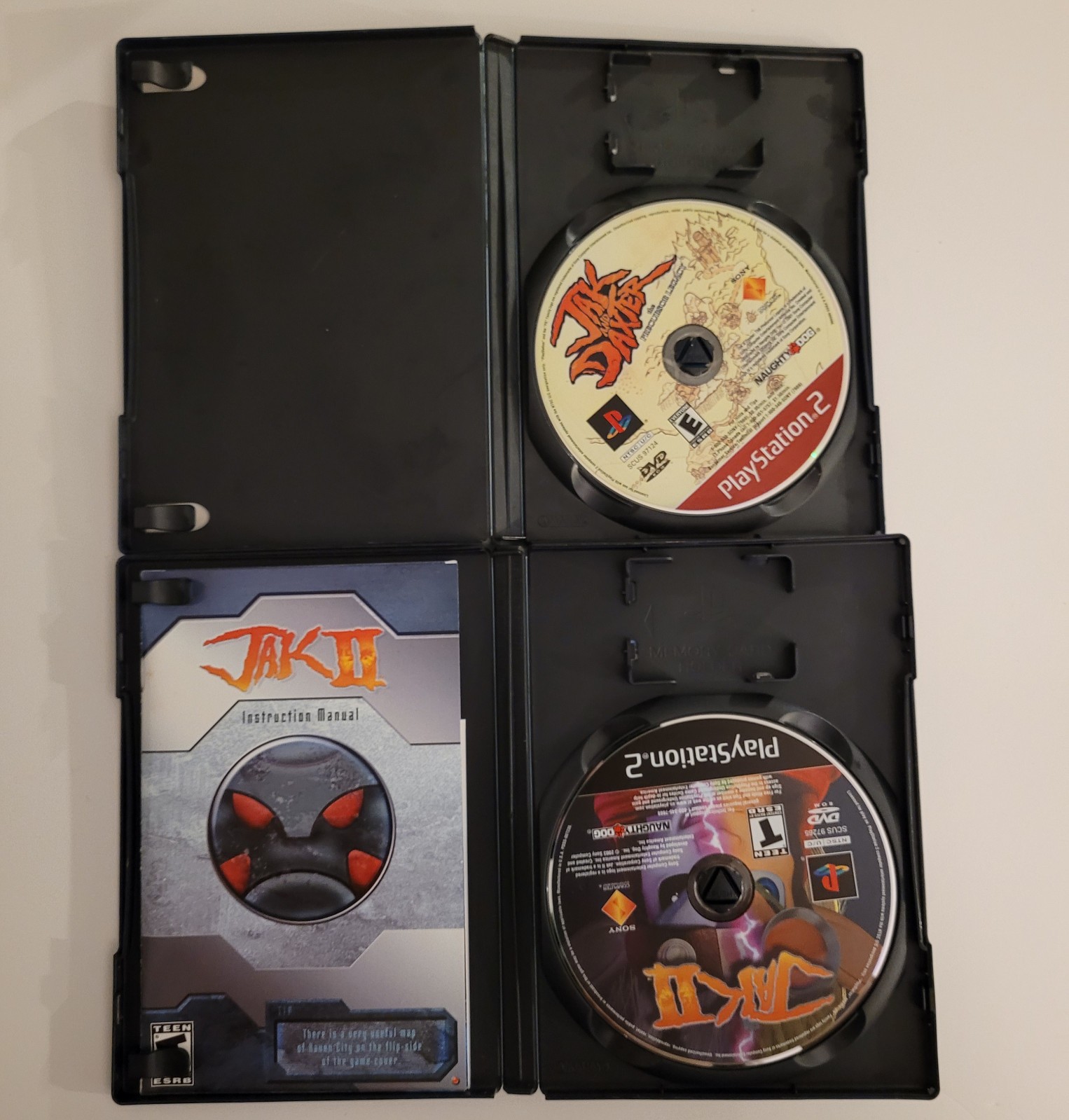 Jax & Daxter Bundle Jak 1 + 2 – Sony PlayStation 2 PS2 CIB Lot Tested