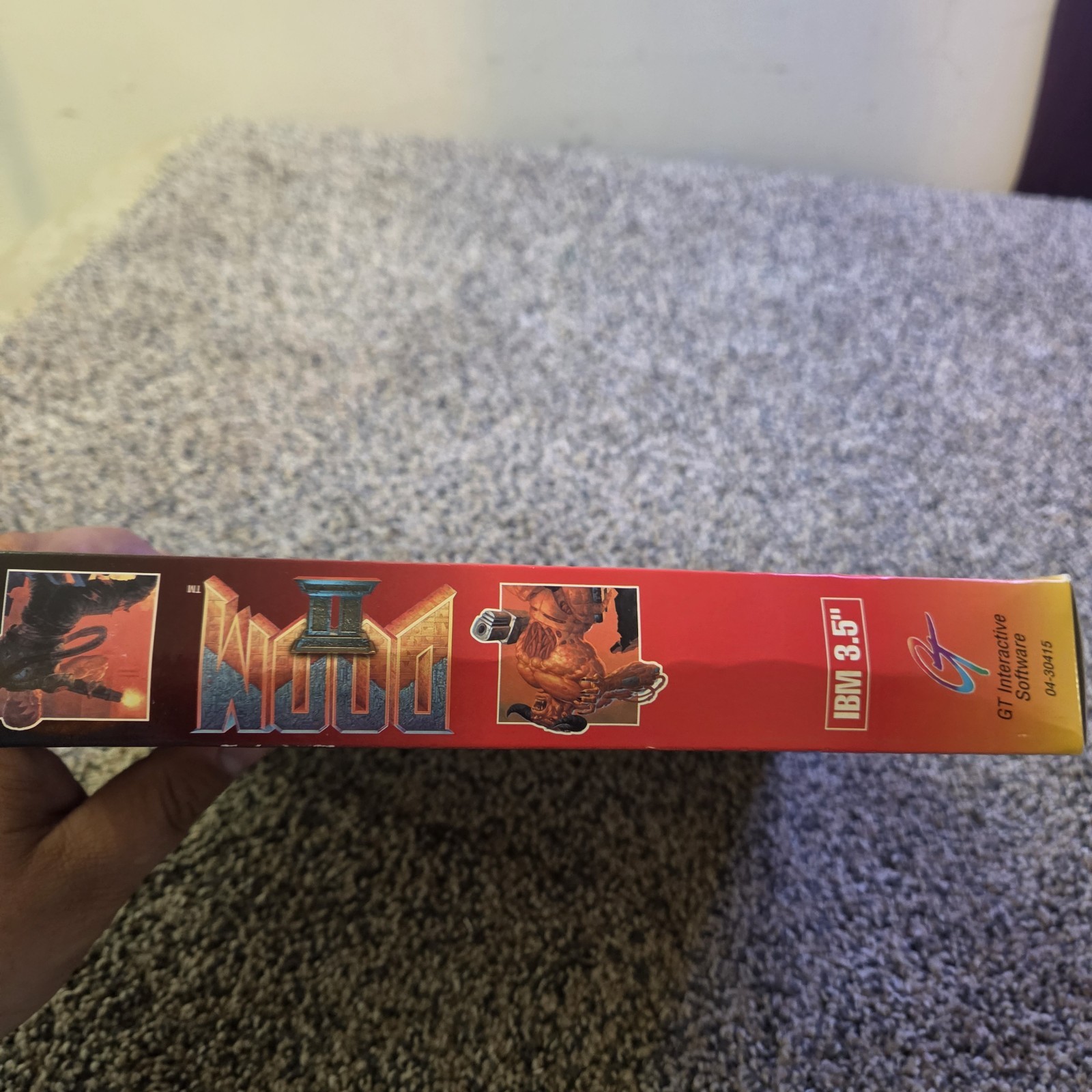 DOOM II PC Game Big Box 3.5 Floppy Original Box Vintage 1994 Instruction Manual