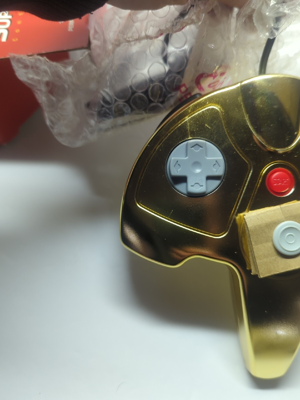 Performance Gold Limited Super Pad Color N64 Controller NOT FOR RESALE RARE! NFR