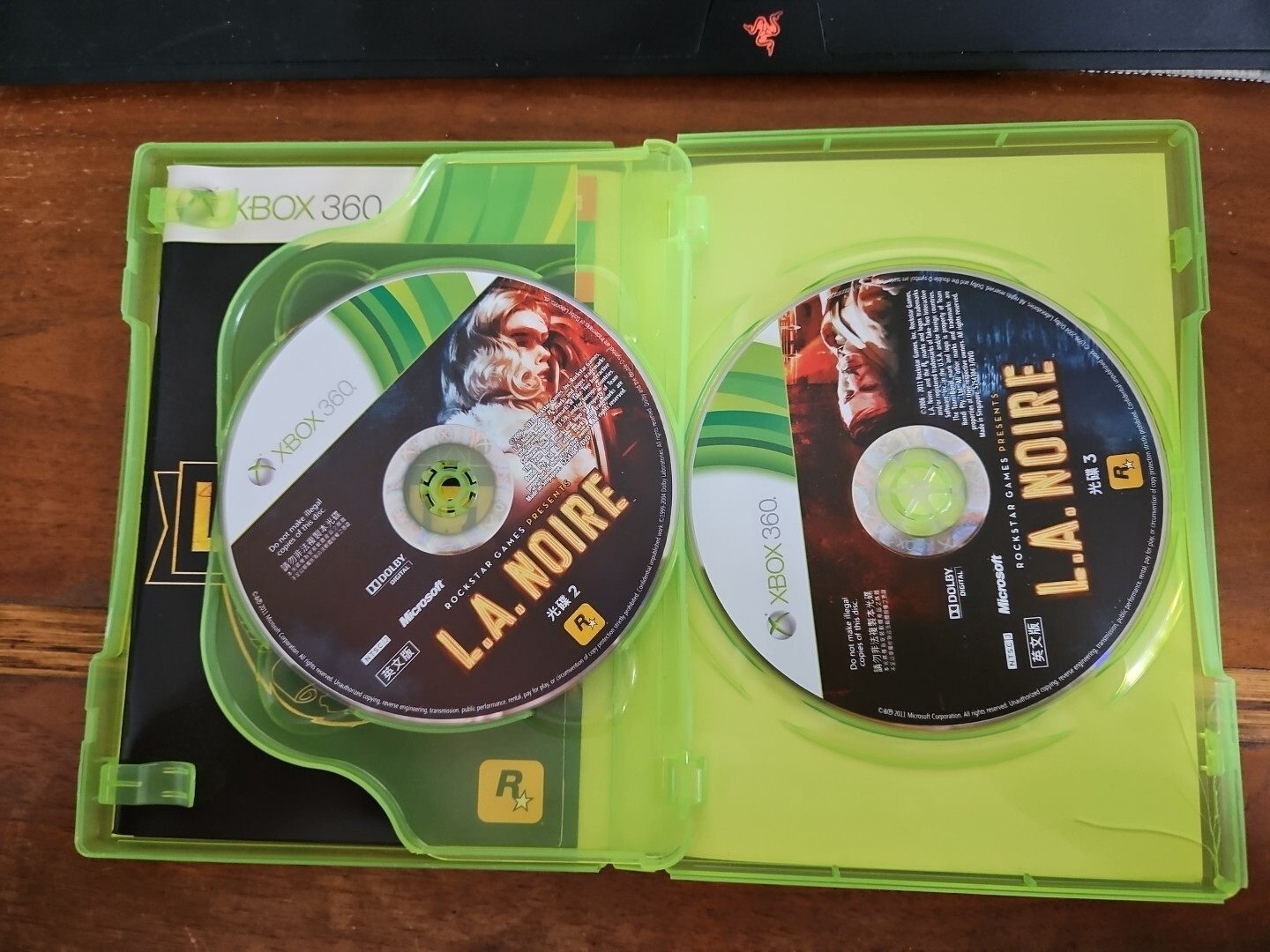 L.A. Noire Xbox 360 COMPLETE HONG KONG TAIWAN SINGAPORE ASIAN ENGLISH IMPORT