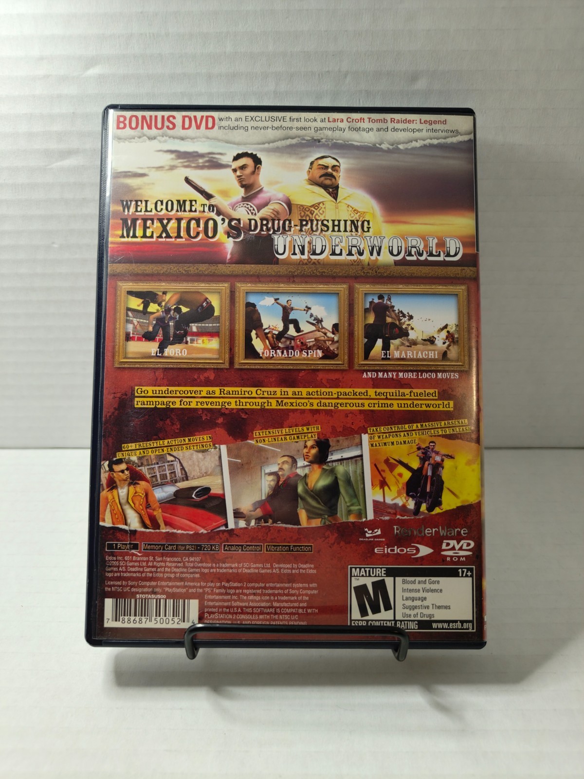 Total Overdose: A Gunslinger’s Tale in Mexico (PS2, 2005) *MISSING DEMO DISC*
