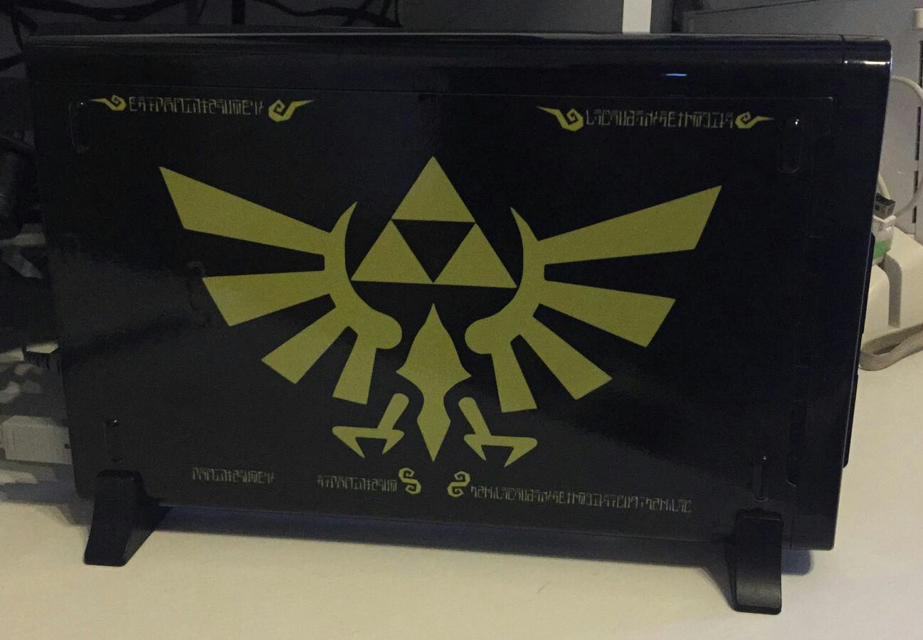 Vinyl Skin Vinyl Zelda Wii U for console + touch panel from Spain New