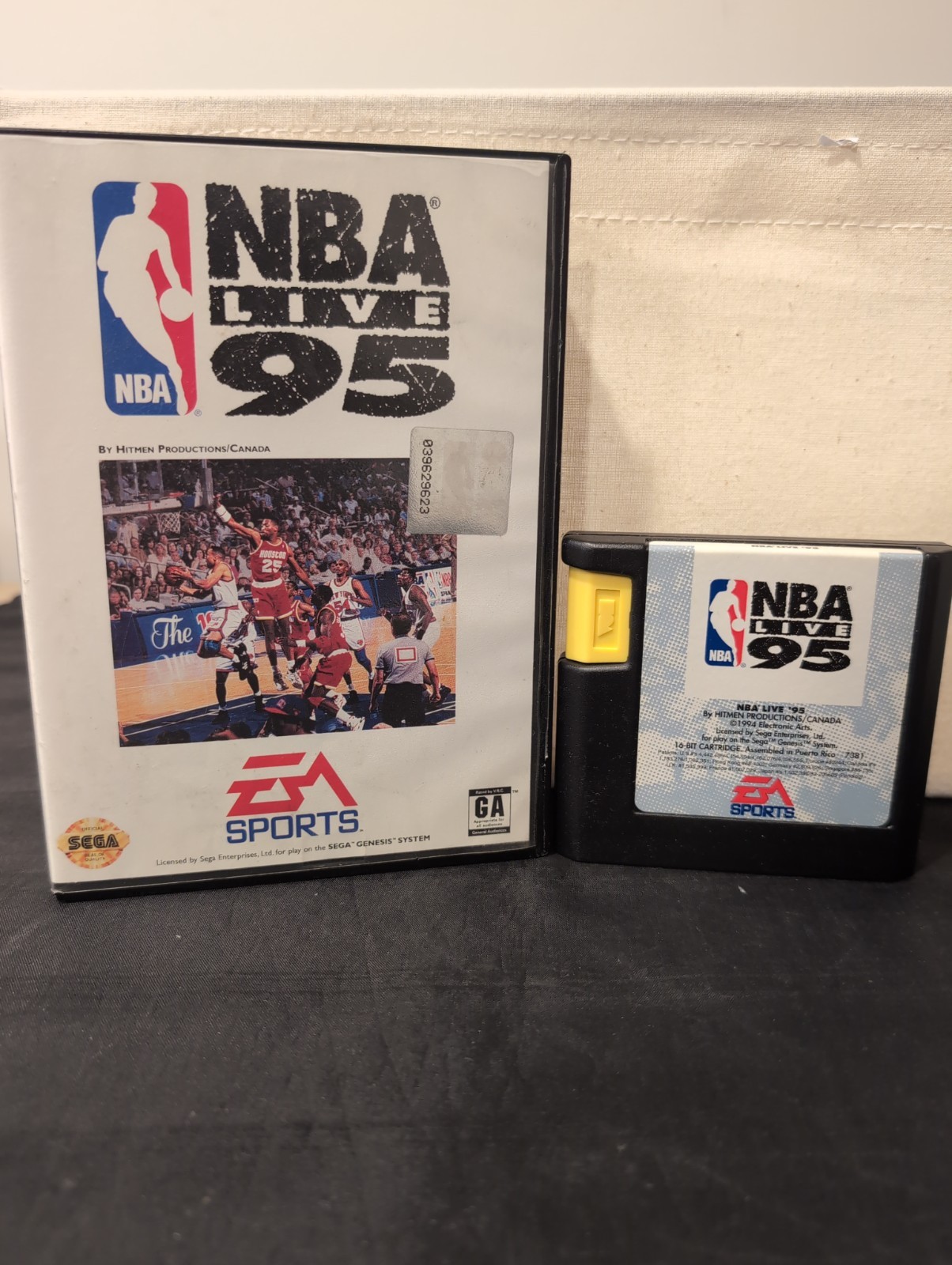 NBA Live 95 (Sega Genesis, 1994) In Box