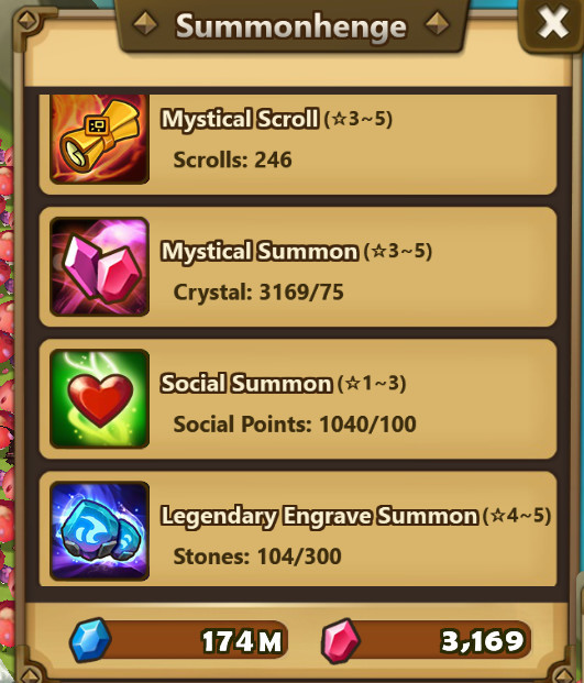 Summoners War Global Giana, Akroma, Lars, Hilda (4 LD 5s), +175 vio