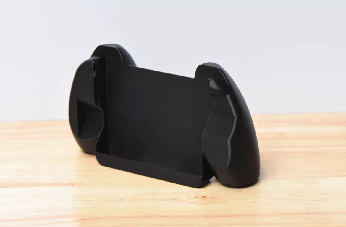 Black PowKiddy V90 Handheld Emulator Comfort Grip