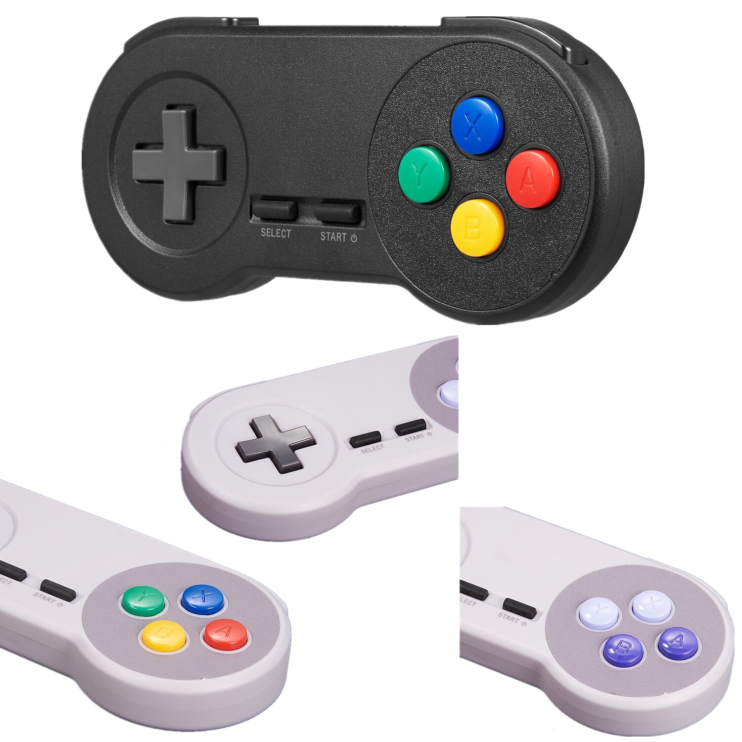 2.4G Wireless USB SNES Controller Gamepad Joystick For PC MAC Win10 Raspberry Pi