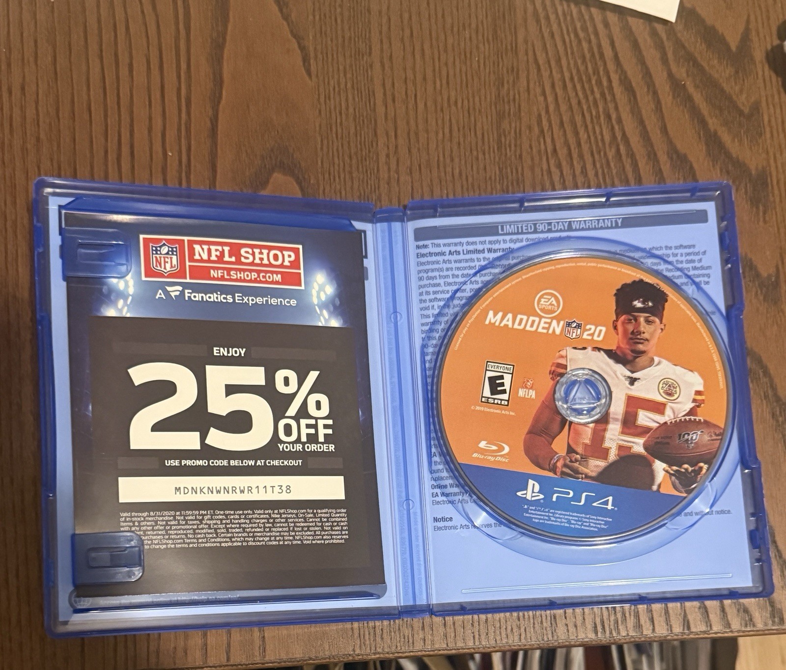 NFL Madden 20 & NBA 2K20 Games Bundle Sony PlayStation 4