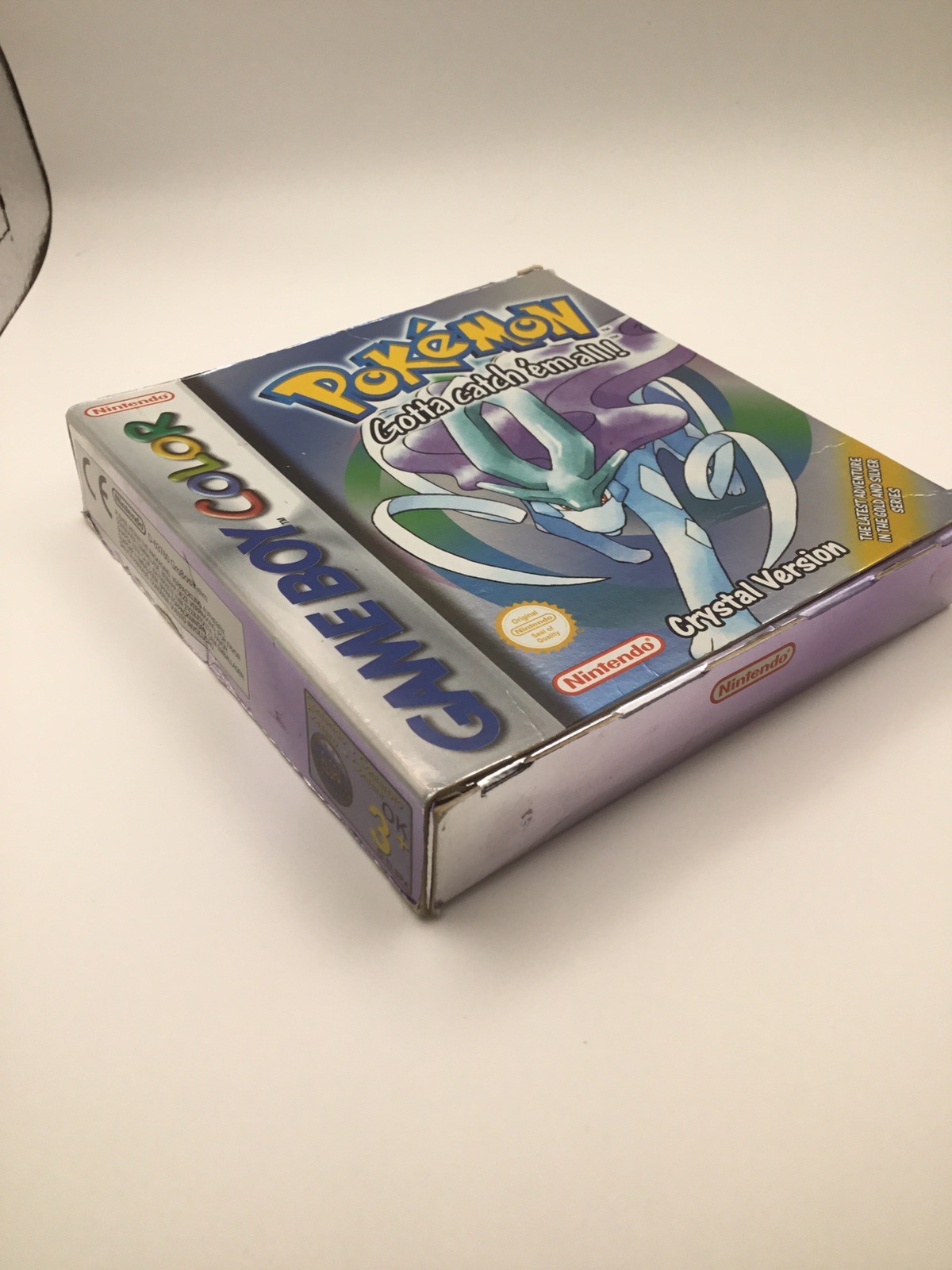 Pokemon Crystal Version, Complete in Box (CIB), Gameboy Color, New Battery, PAL