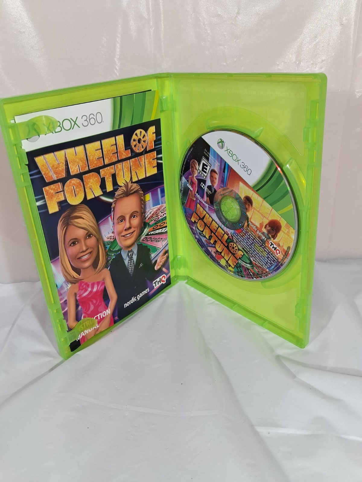 THQ Wheel of Fortune Xbox 360 2010 E-Everyone NTSC-U/C w/ Manual & Case