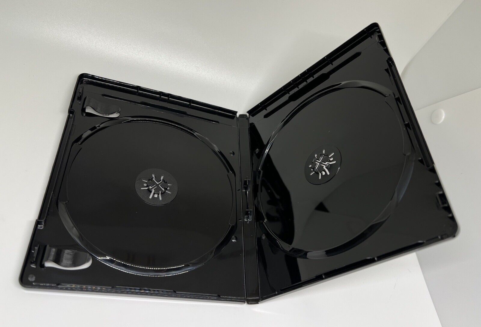 NEW 12MM 4K ULTRA HD BLACK DOUBLE (2) DVD CASE, SLEEVE, PS2-12MM UHD(G22)