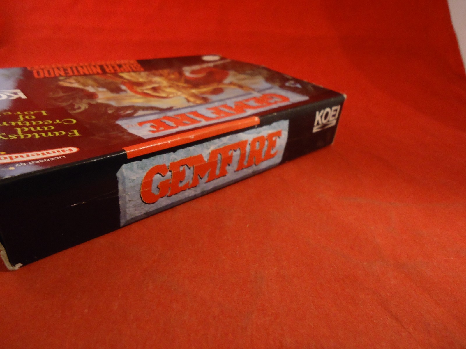 Gemfire Super Nintendo SNES Empty Box ONLY (no manual, game) Gem Fire