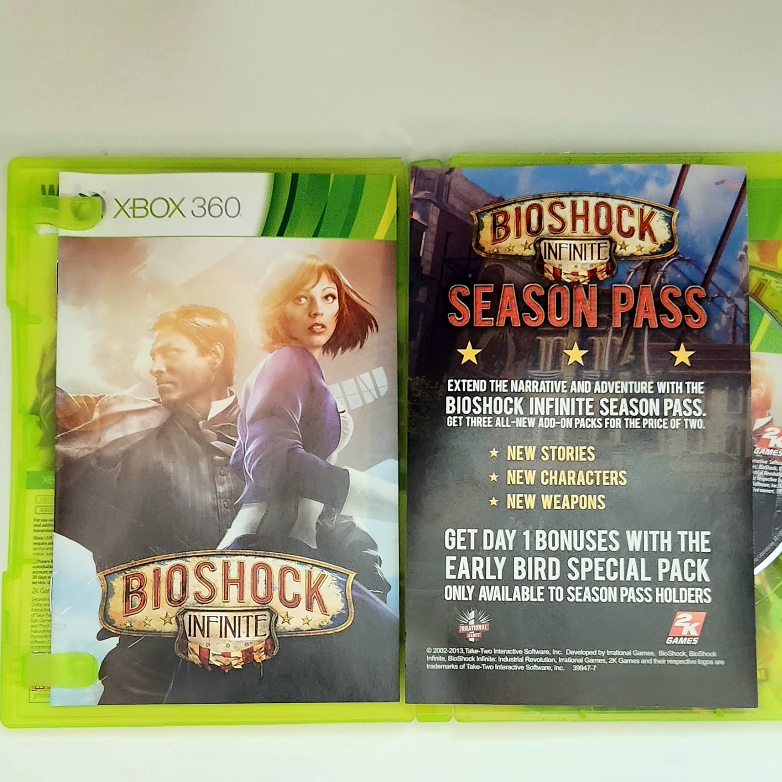 Bioshock Infinite Xbox 360 Game CIB w/Manual & Art Book – Tested & Works