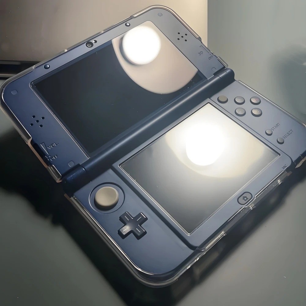 Transparent Protective Case for NEW 3DS XL / LL TPU Soft Cover Clear Black White