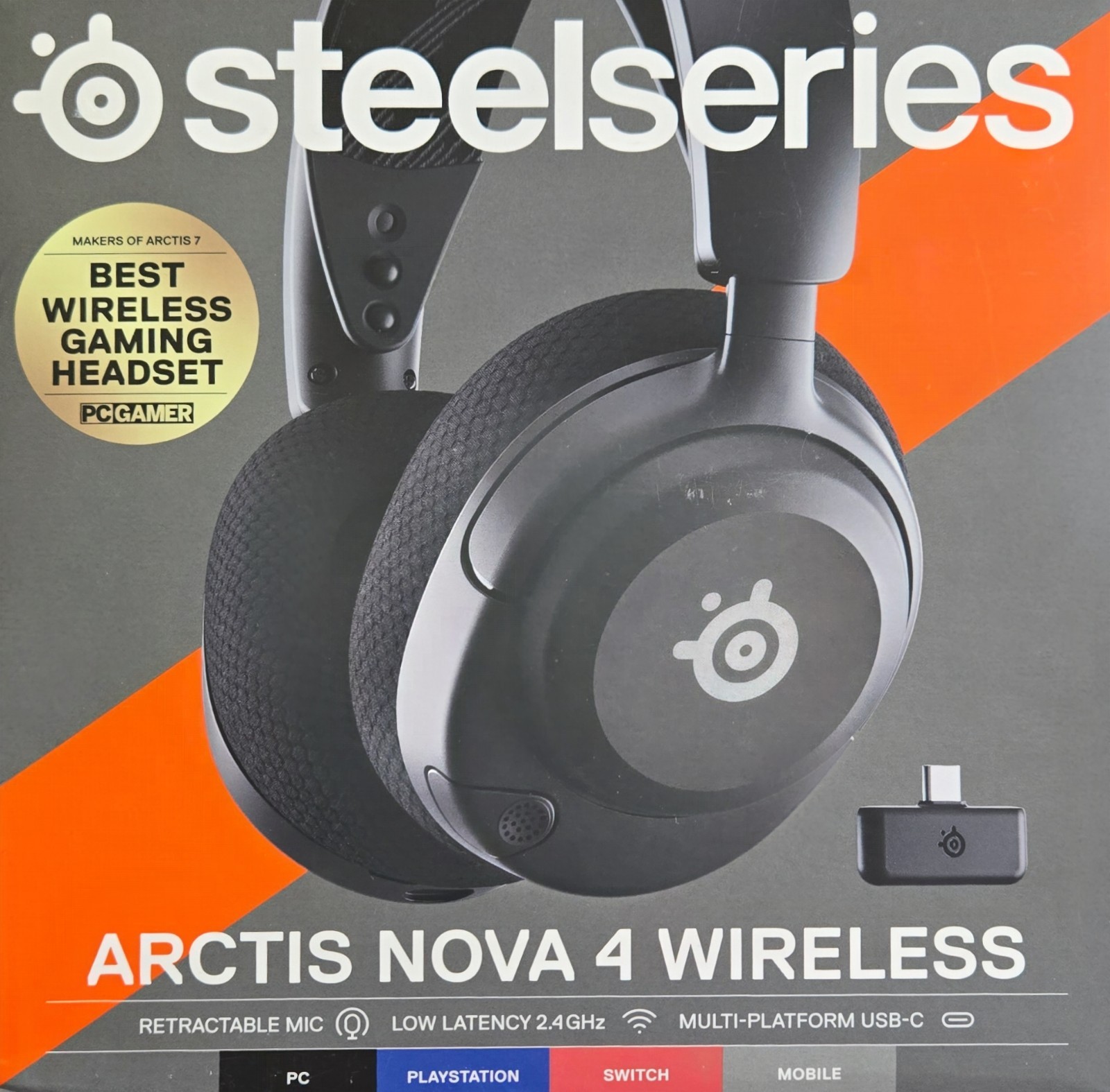 SteelSeries Arctis Nova 4 Wireless Bluetooth Multi Platform Headset PC PS5 Switc