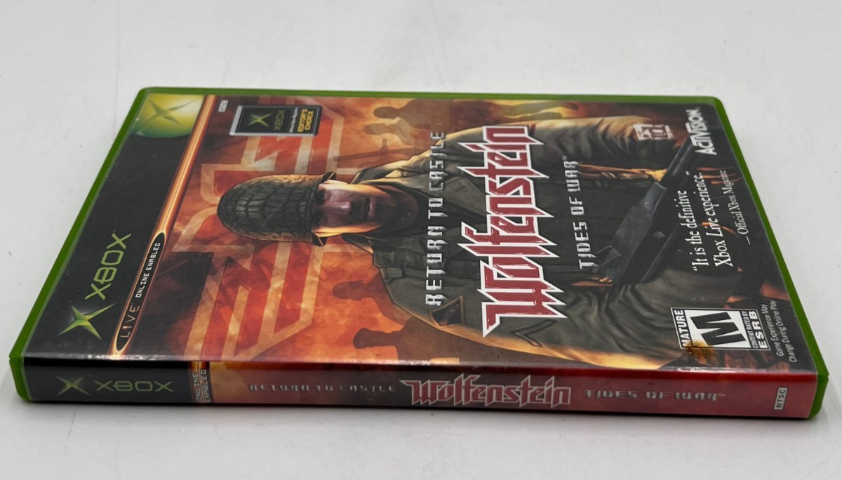 Return to Castle Wolfenstein Tides of War Xbox Complete CIB Tested Authentic