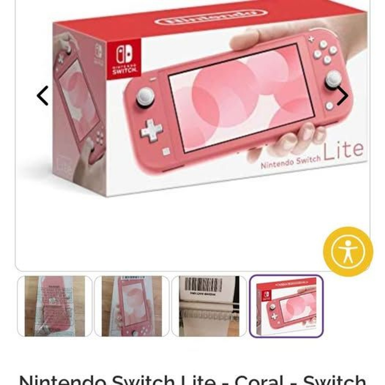 Nintendo Switch Lite – Coral NWT