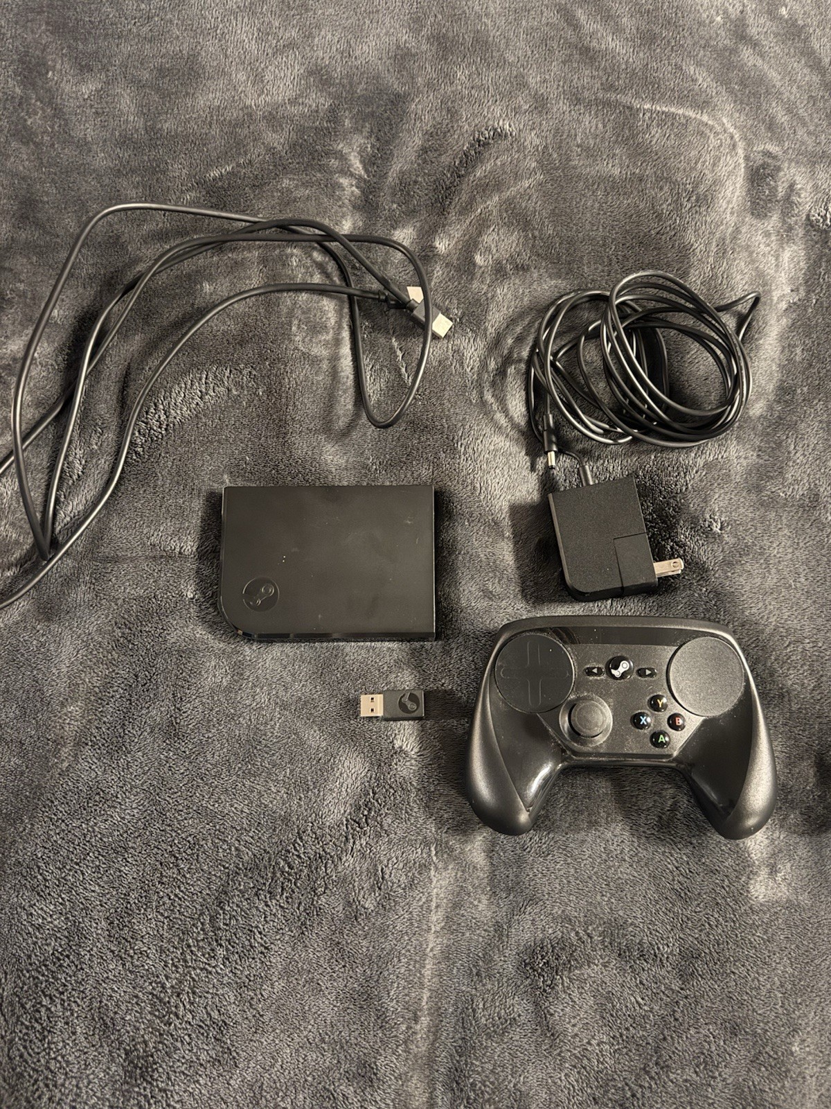 Valve Steam Link Model 1003 + Steam Controller Dongle Cables Tested Working