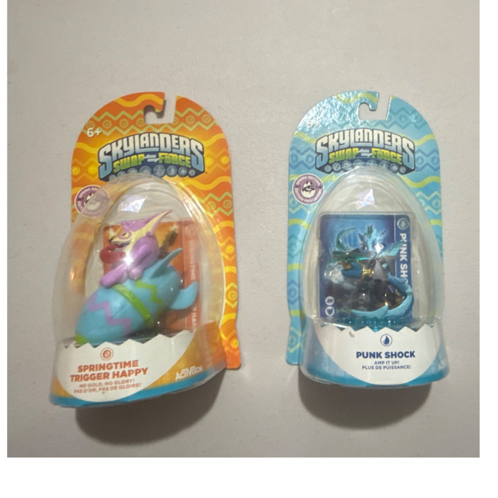 Activision Skylanders SWAP Force Springtime Trigger Happy & Punk Shock NIB