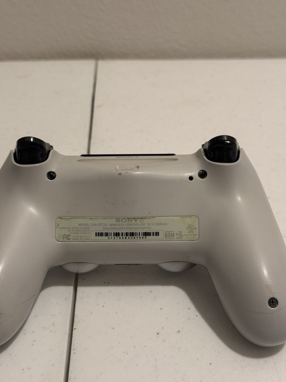 Sony PlayStation 4 PS4 DualShock 4 Wireless Controller Silver OEM