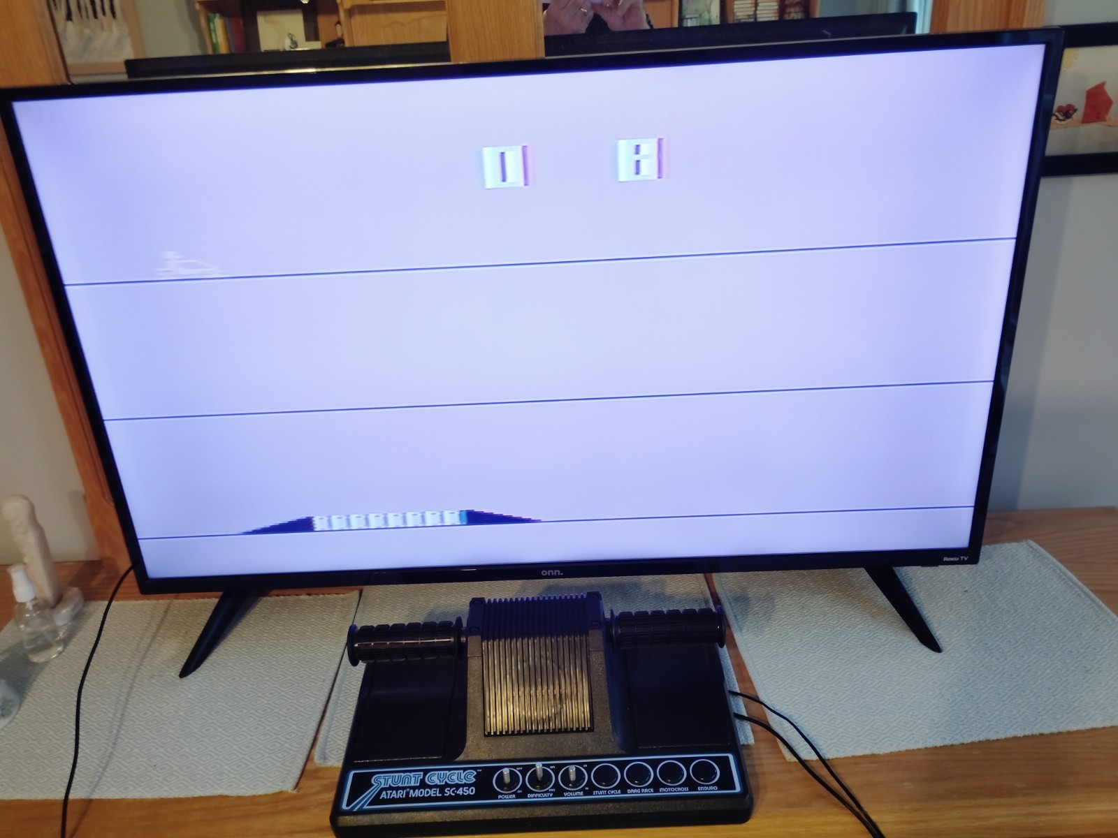 Atari SC-450 Stunt Cycle vintage home console video game 1978